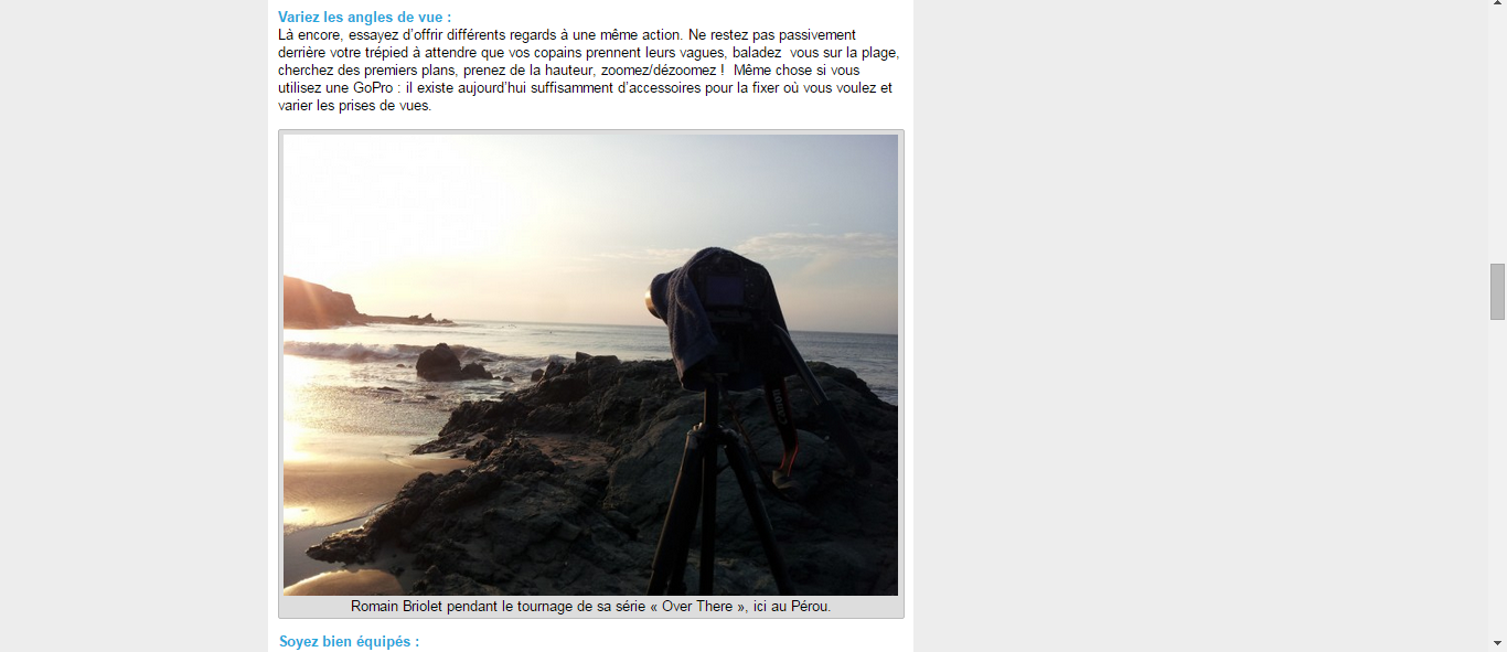 Interview Romain Briolet webserie Surf Session Magazine